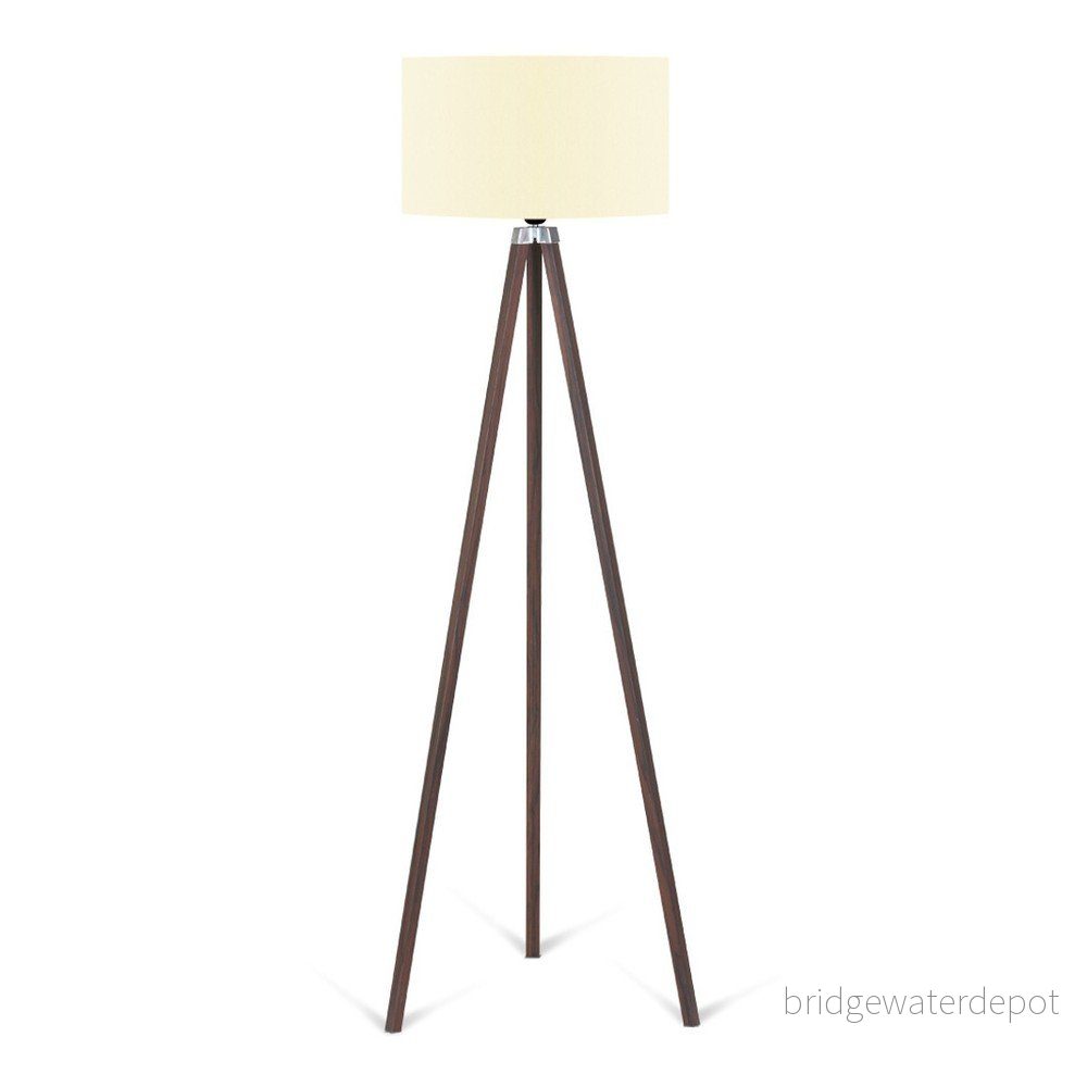 Stojací lampa s béžovým stínítkem Kate Louise Kahve v:957026