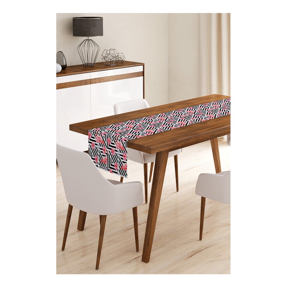 Běhoun na stůl z mikrovlákna Minimalist Cushion Covers Flamengo, 45 x 145 cm v:1294254