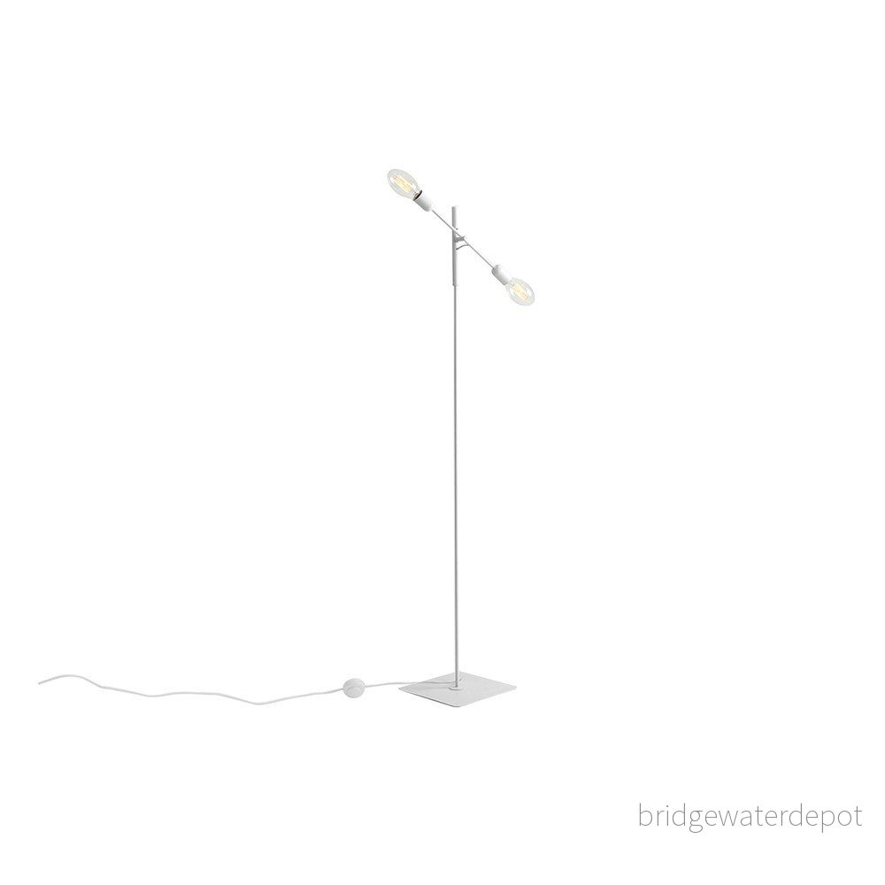 Bílá stojací lampa pro 2 žárovky Custom Form Twigo v:934976