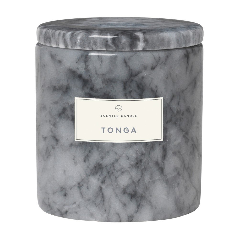 Svíčka s vůní květiny tonga v mramorové dóze Blomus Marble v:1359541