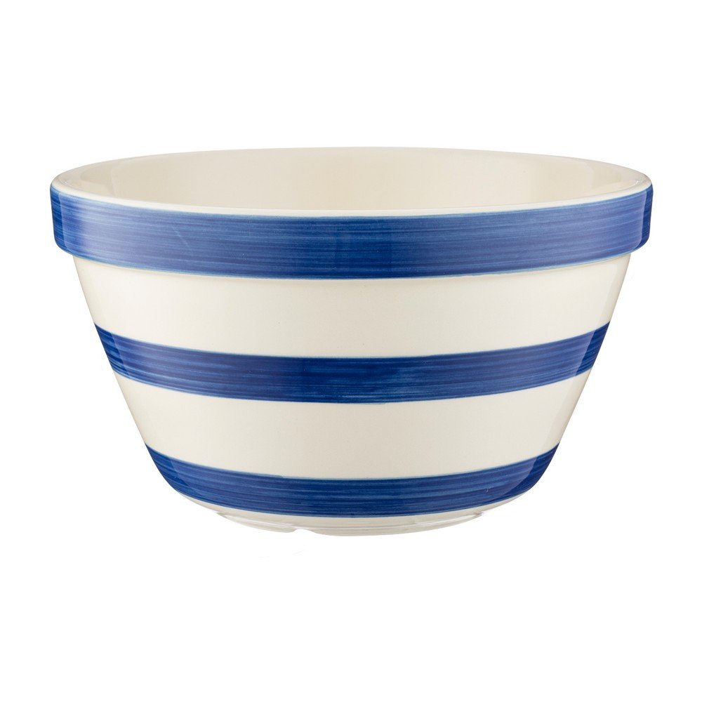 Modrá proužkatá kameninová miska na puding Mason Cash Basin, ⌀ 20 cm v:1243638