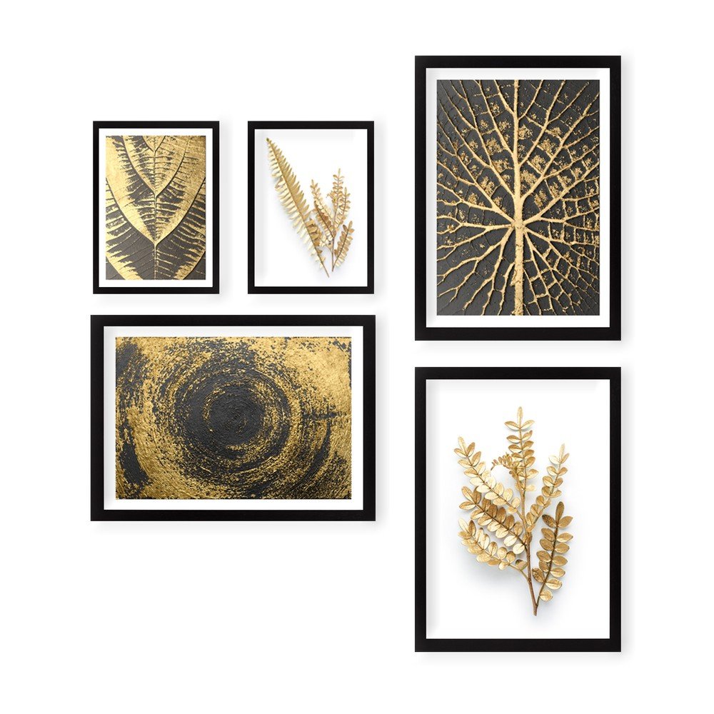 Obrazy v sadě 5 ks 60x20 cm Nature – Vavien Artwork v:1188956