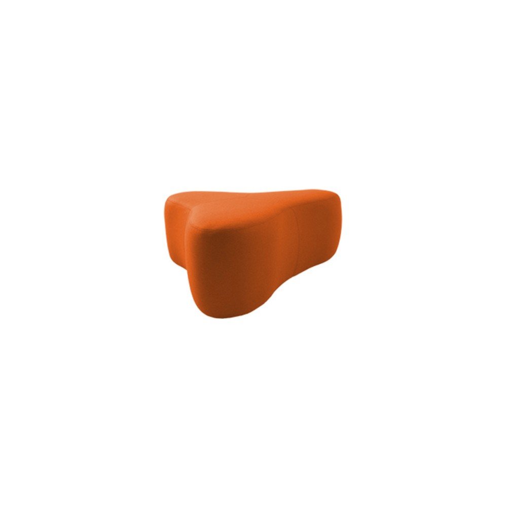 Oražový puf Softline Chat Felt Orange, délka 90 cm v:1195618