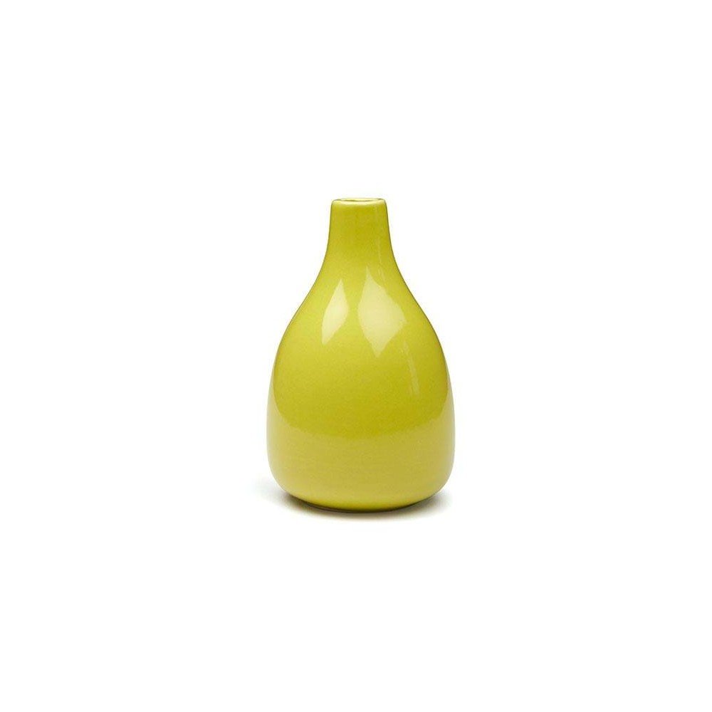 Žlutá kameninová váza Kähler Design Botanica, výška 18 cm v:1301702