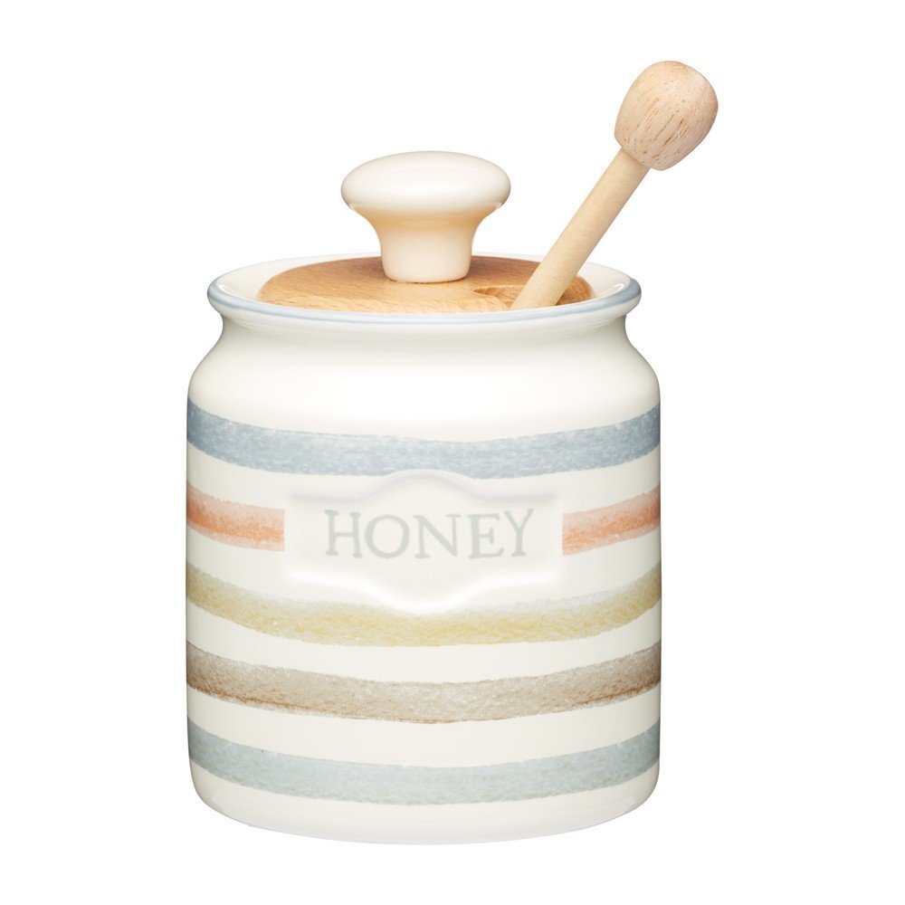 Set keramické dózy a naběračky na med Kitchen Craft Classic Collection v:780492
