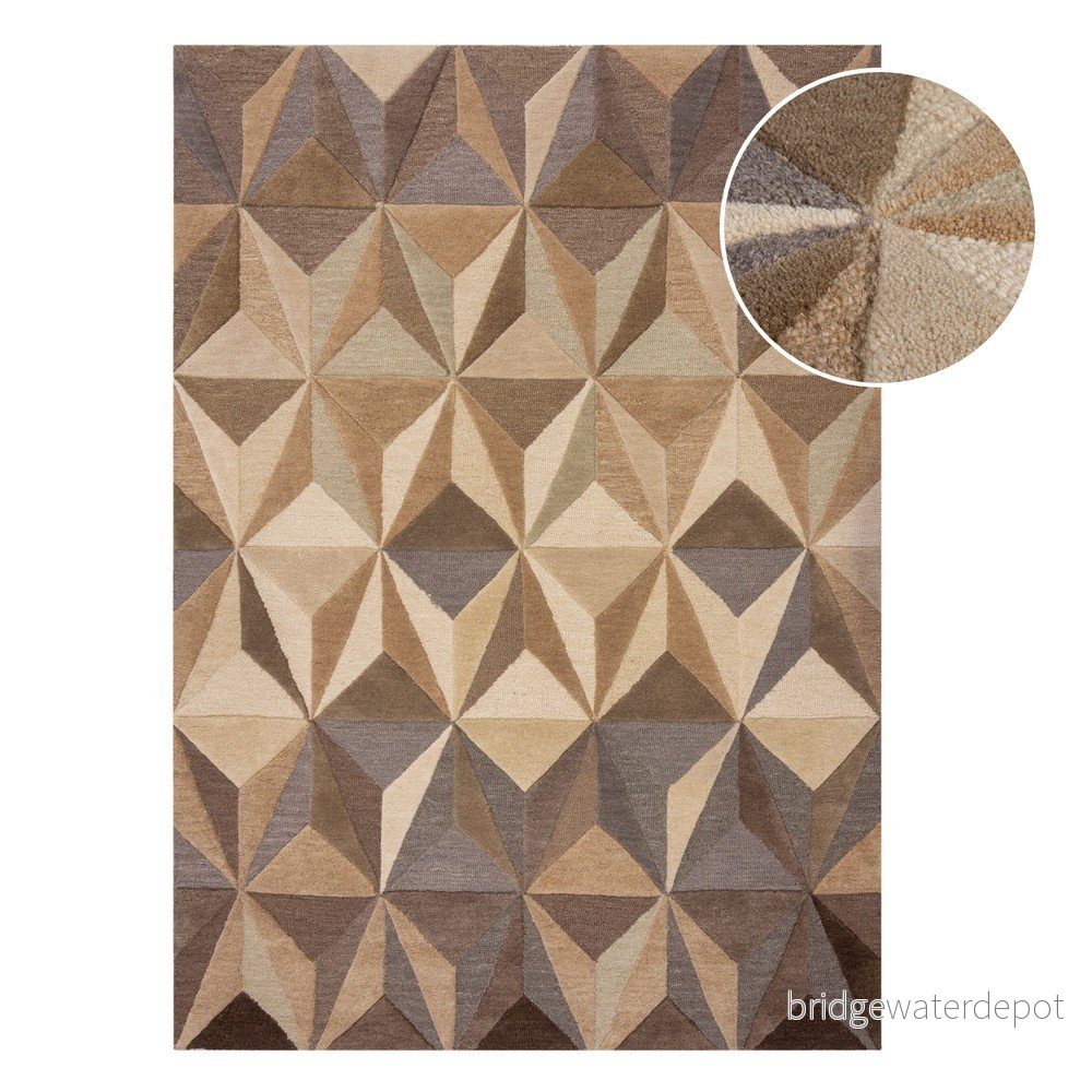 Béžový vlněný koberec 120x170 cm Reverie – Flair Rugs v:1687688