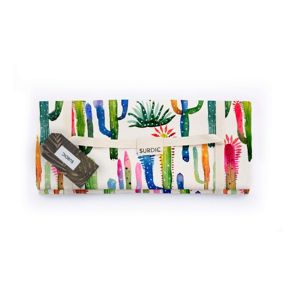 Pikniková deka Surdic Manta Picnic Watercolor Cactus, 140 x 170 cm v:1079846