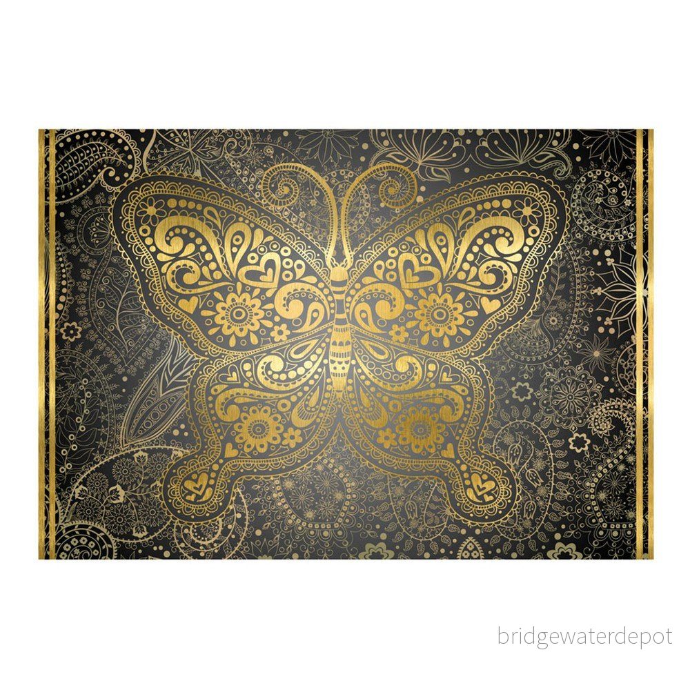 Velkoformátová tapeta Artgeist Golden Butterfly, 280 x 400 cm v:1070850