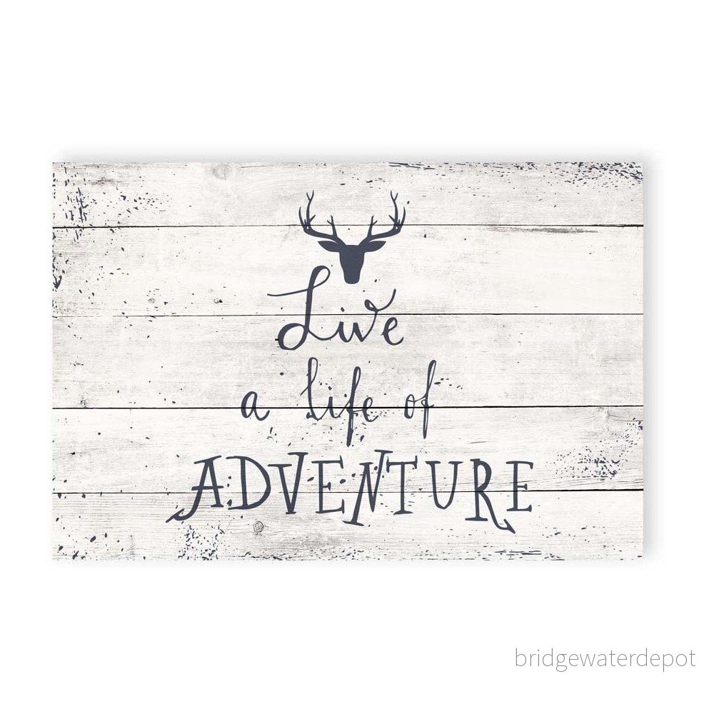 Obraz na dřevě Little Nice Things Adventure, 60 x 40 cm v:935664