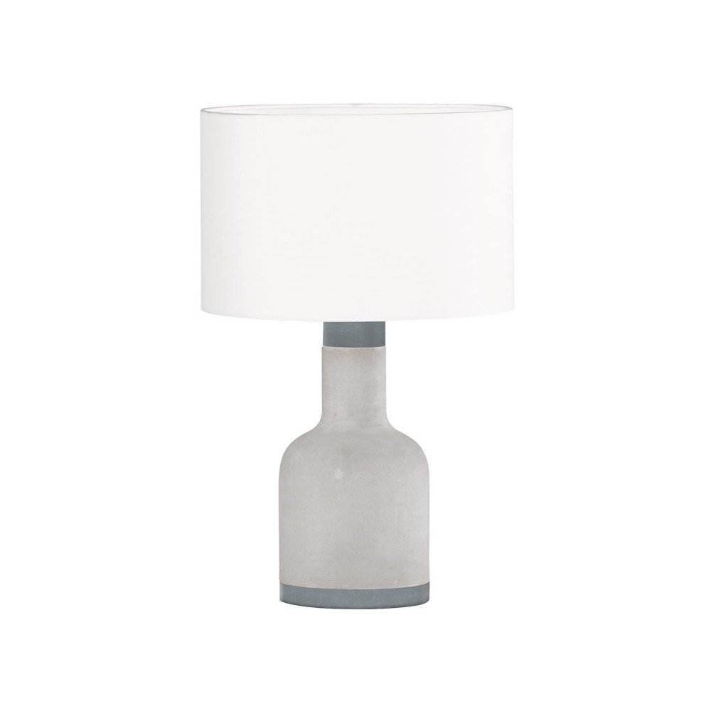 Šedá stolní lampa Trio Rodney, výška 38 cm v:1298208