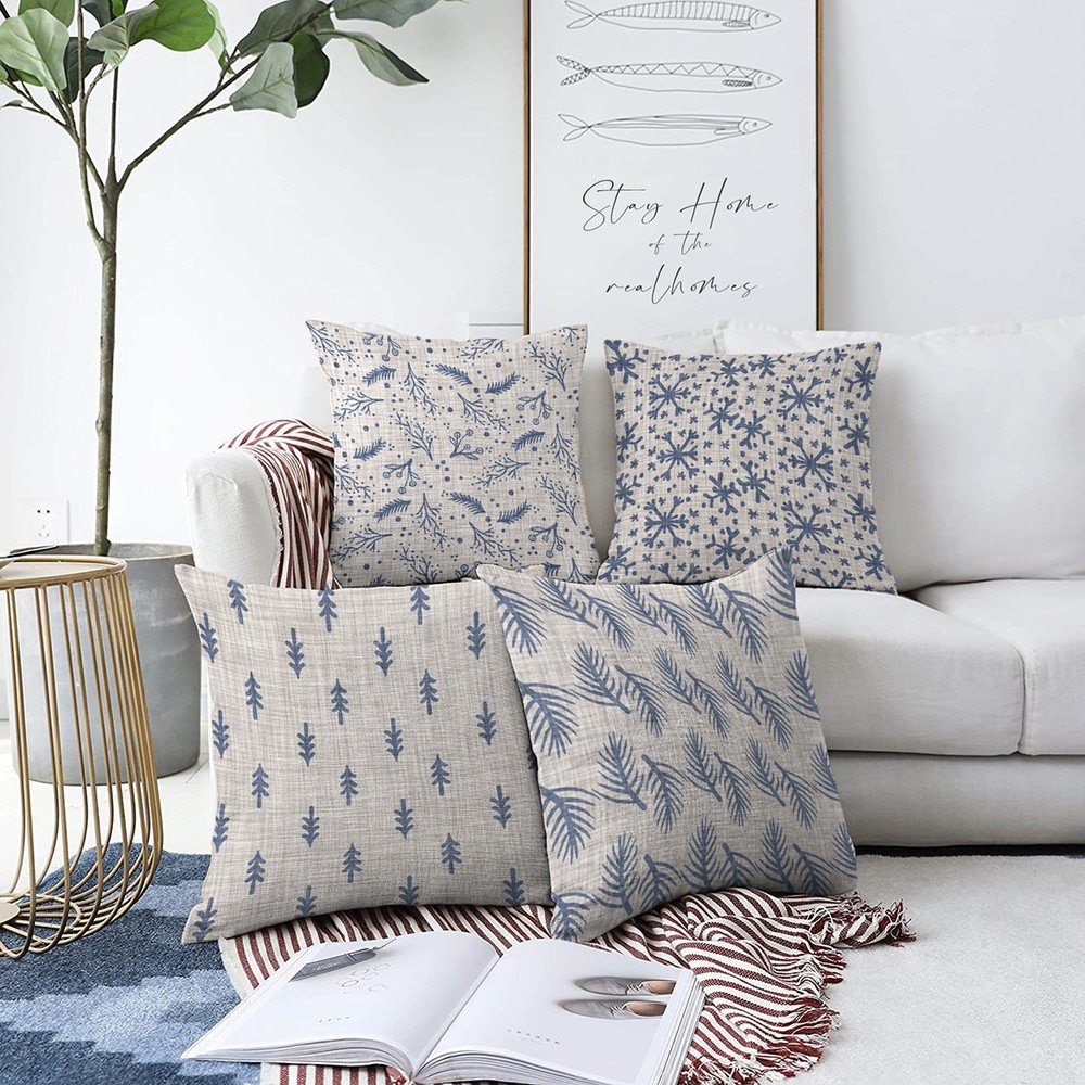 Sada 4 povlaků na polštáře Minimalist Cushion Covers Mona, 55 x 55 cm v:1377847