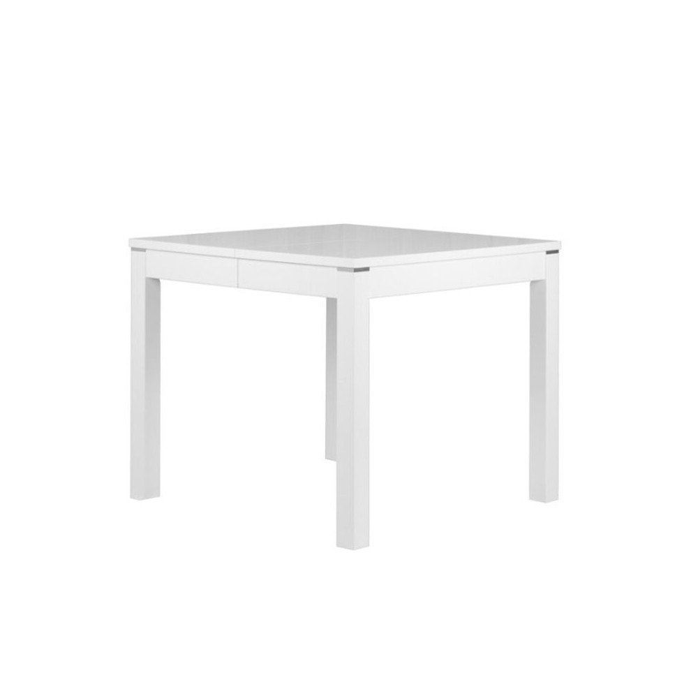 Lesklý bílý rozkládací jídelní stůl Durbas Style Eric, délka až 225 cm v:985266