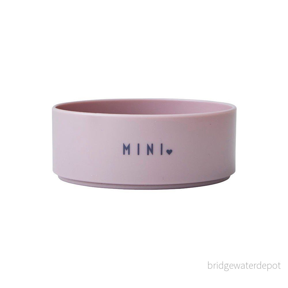 Růžová dětská miska Design Letters Mini Sweetheart, ø 11 cm v:1417867