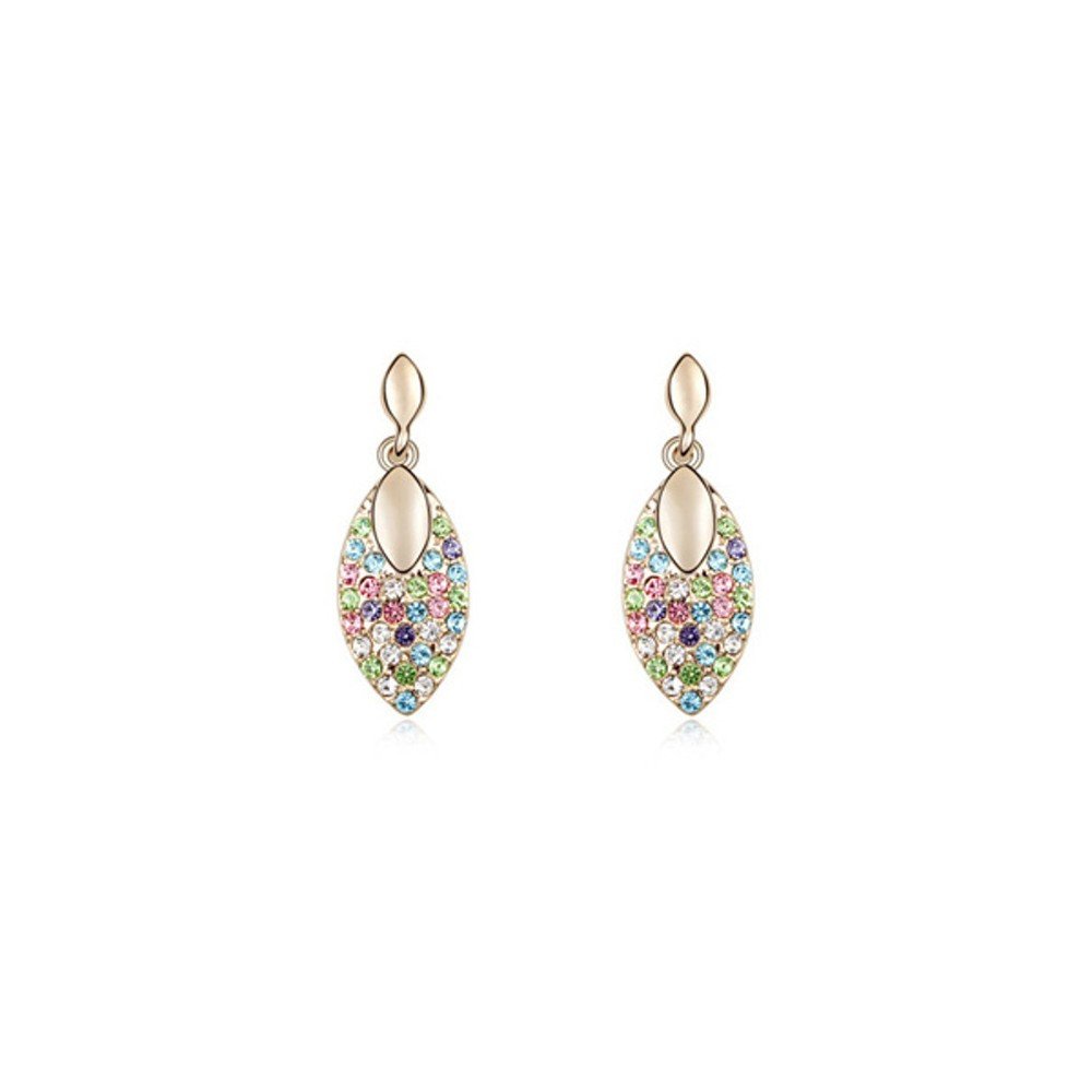 Pozlacené náušnice s krystaly Swarovski Vie v:1169664