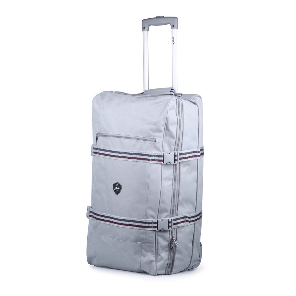 Světle šedá cestovní taška na kolečkách GENTLEMAN FARMER Curreo, 80 l v:1267948
