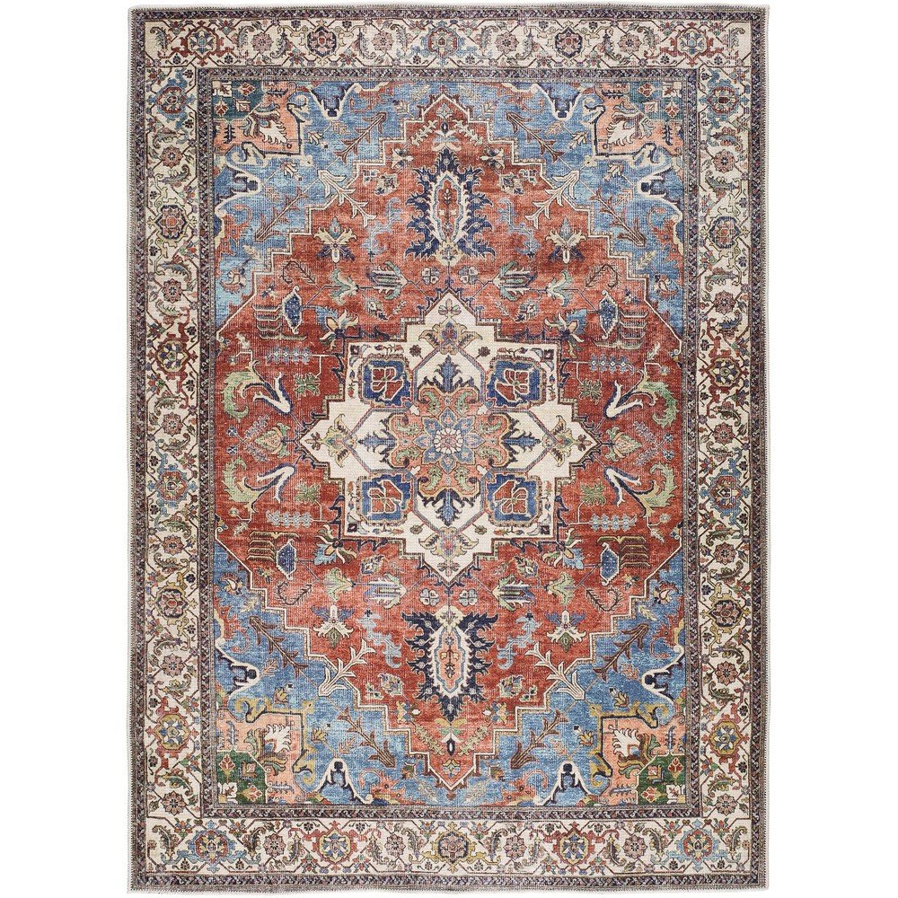 Hnědo-červený koberec s podílem bavlny Universal Haria, 140 x 200 cm v:1391245