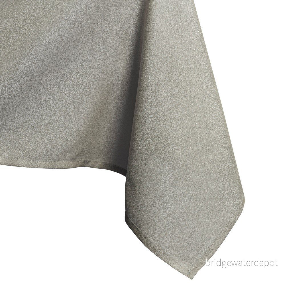 Hnědošedý ubrus v kruhovém tvaru AmeliaHome Empire Cappuccino Round, ⌀ 140 cm v:1320280