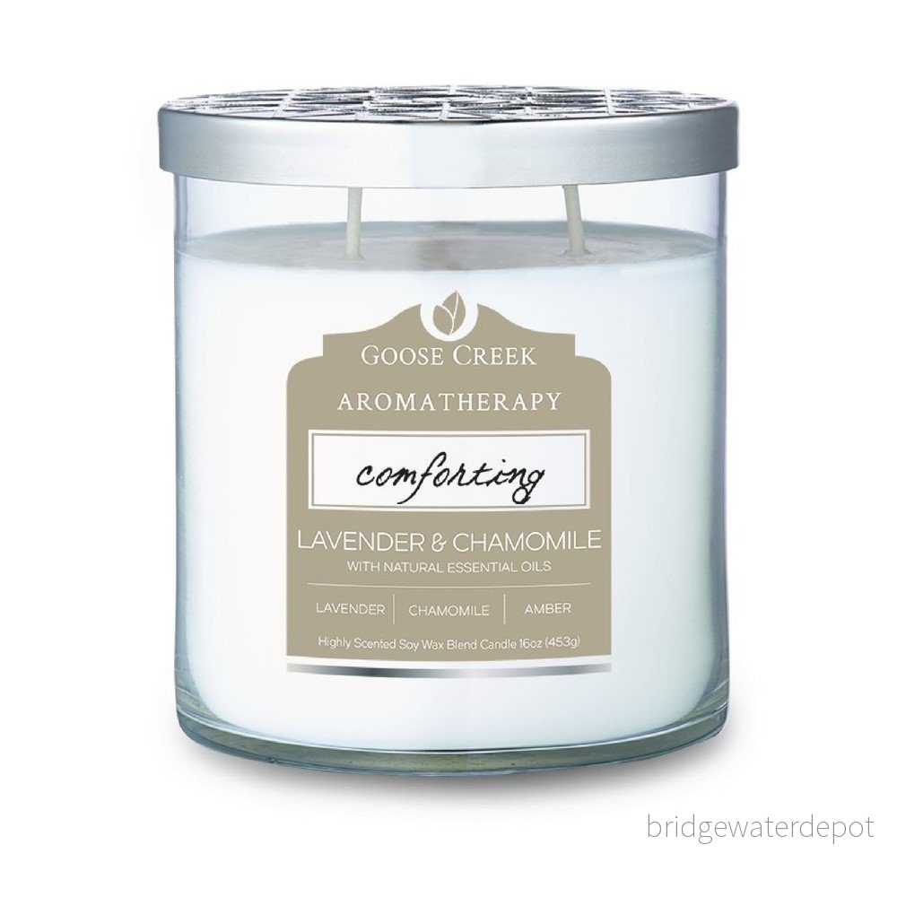 Vonná svíčka ve skleněné dóze Goose Creek Lavender & Camomile, 60 hodin hoření v:1366723