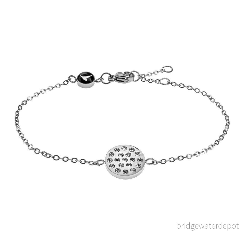 Dámský náramek stříbrné barvy z nerezové oceli Emily Westwood Crystal v:1199676