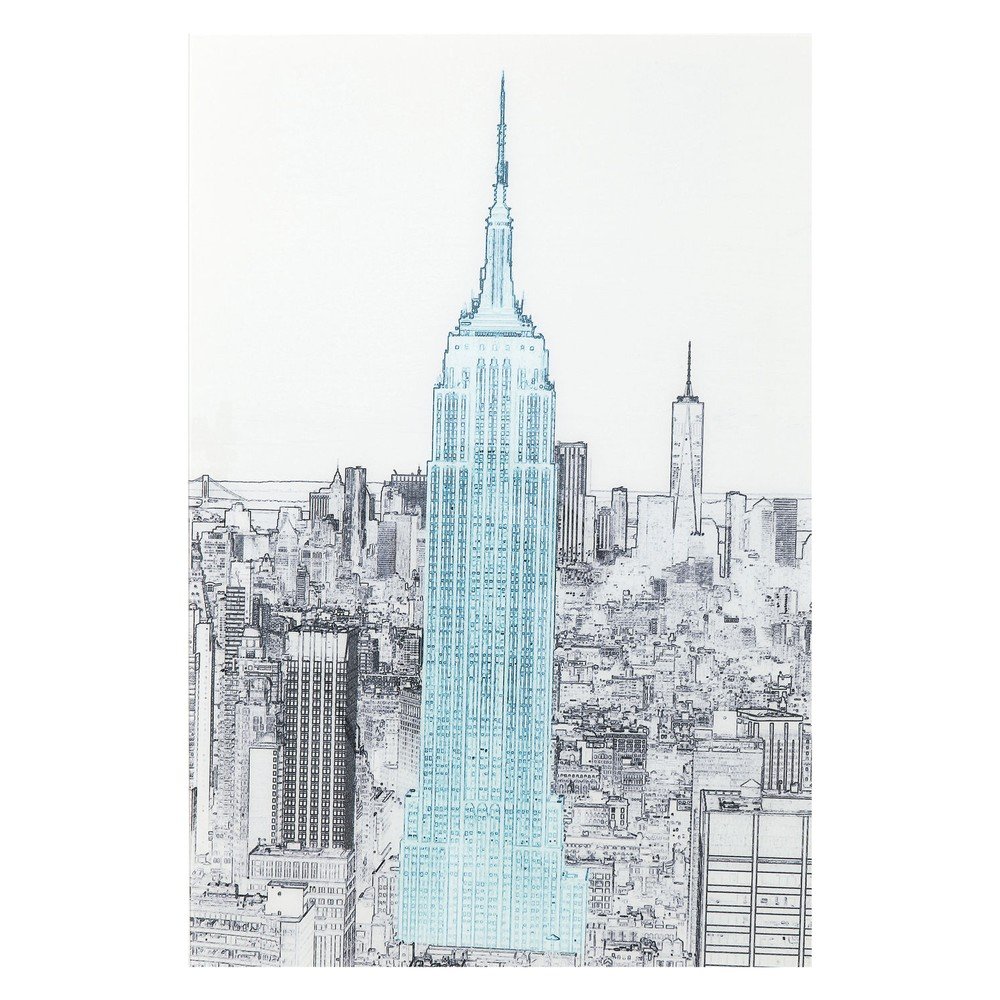 Nástěnný skleněný obraz Kare Design Empire State Building, 120 x 80 cm v:1319676