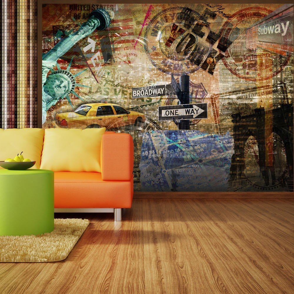 Velkoformátová tapeta Artgeist Brooklyn Bridge, 400 x 309 cm v:845484