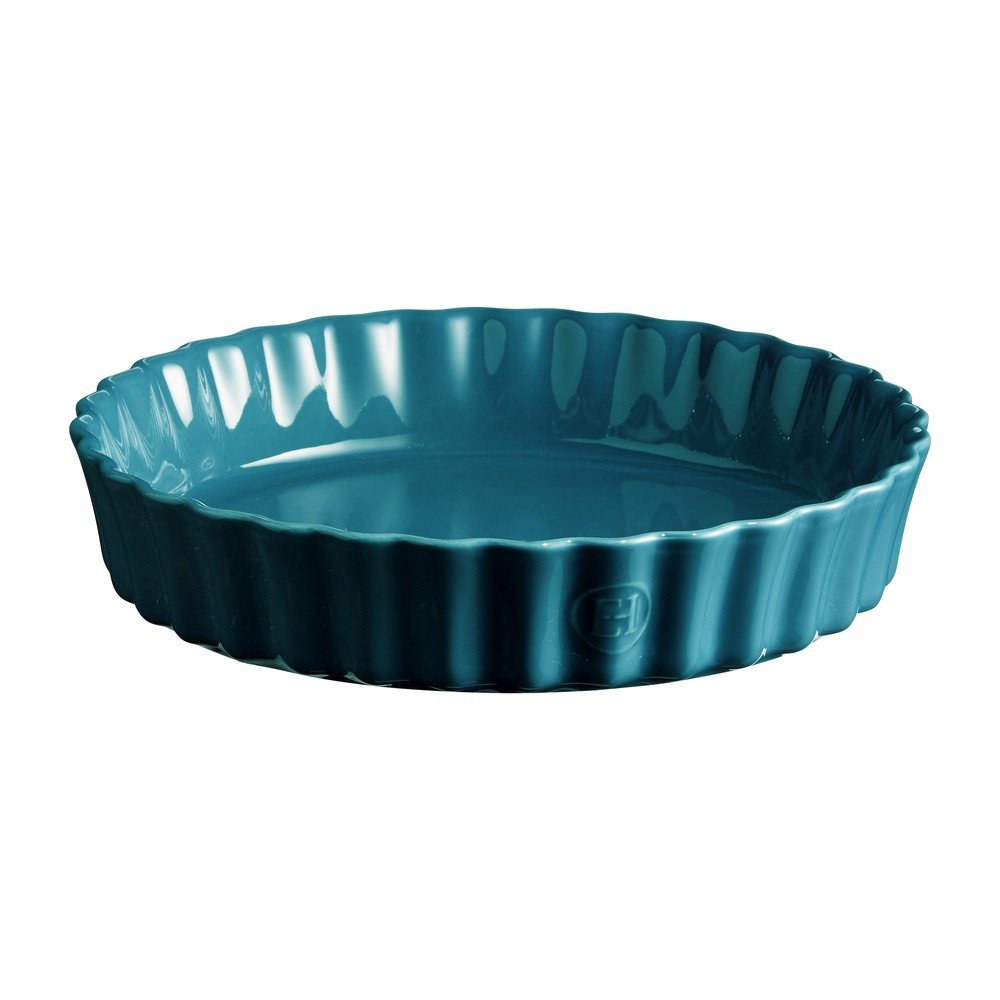 Tyrkysově modrá keramická koláčová forma Emile Henry, ⌀ 24 cm v:1256312