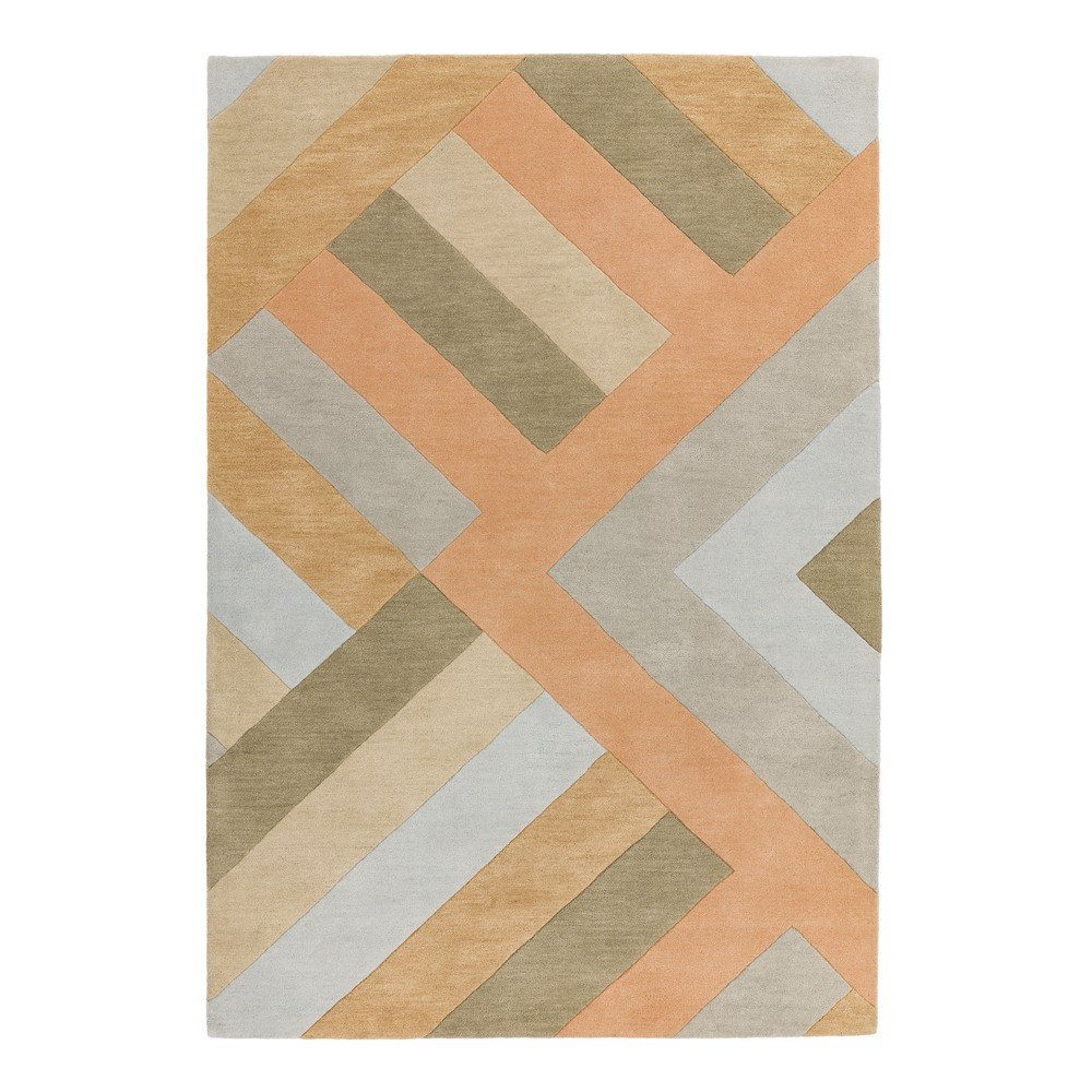 Šedo-lososový koberec Asiatic Carpets Reef Big Zig, 200 x 290 cm v:1334616