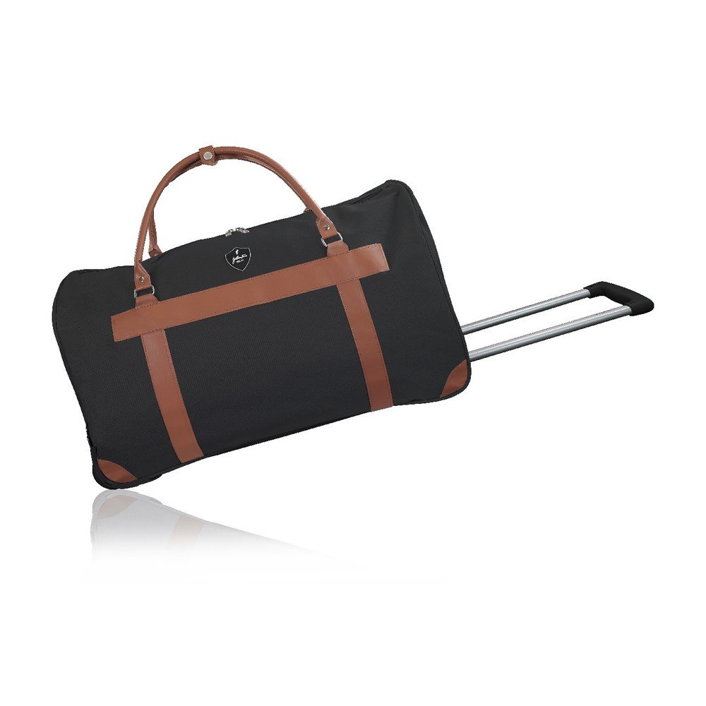 Černá cestovní taška na kolečkách GENTLEMAN FARMER Oslo, 63 l v:1148240