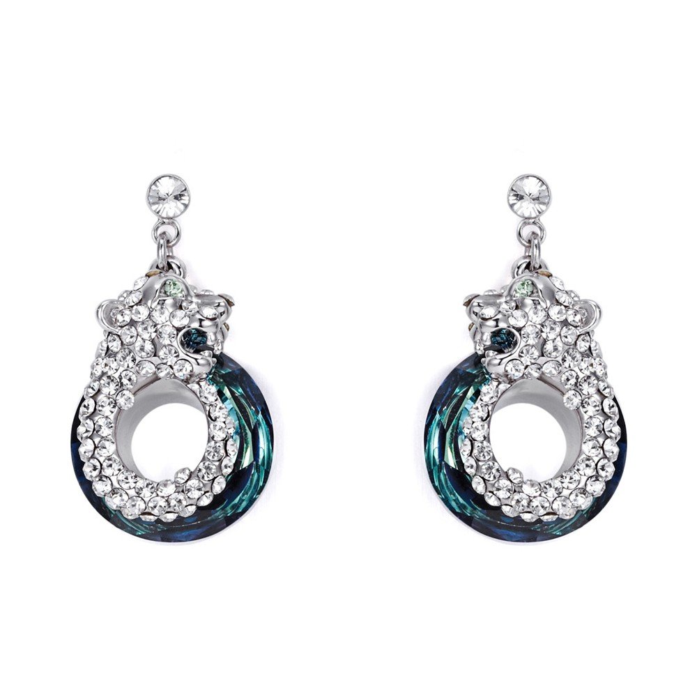 Náušnice s krystaly Swarovski Elements Crystals Panthers v:1197770