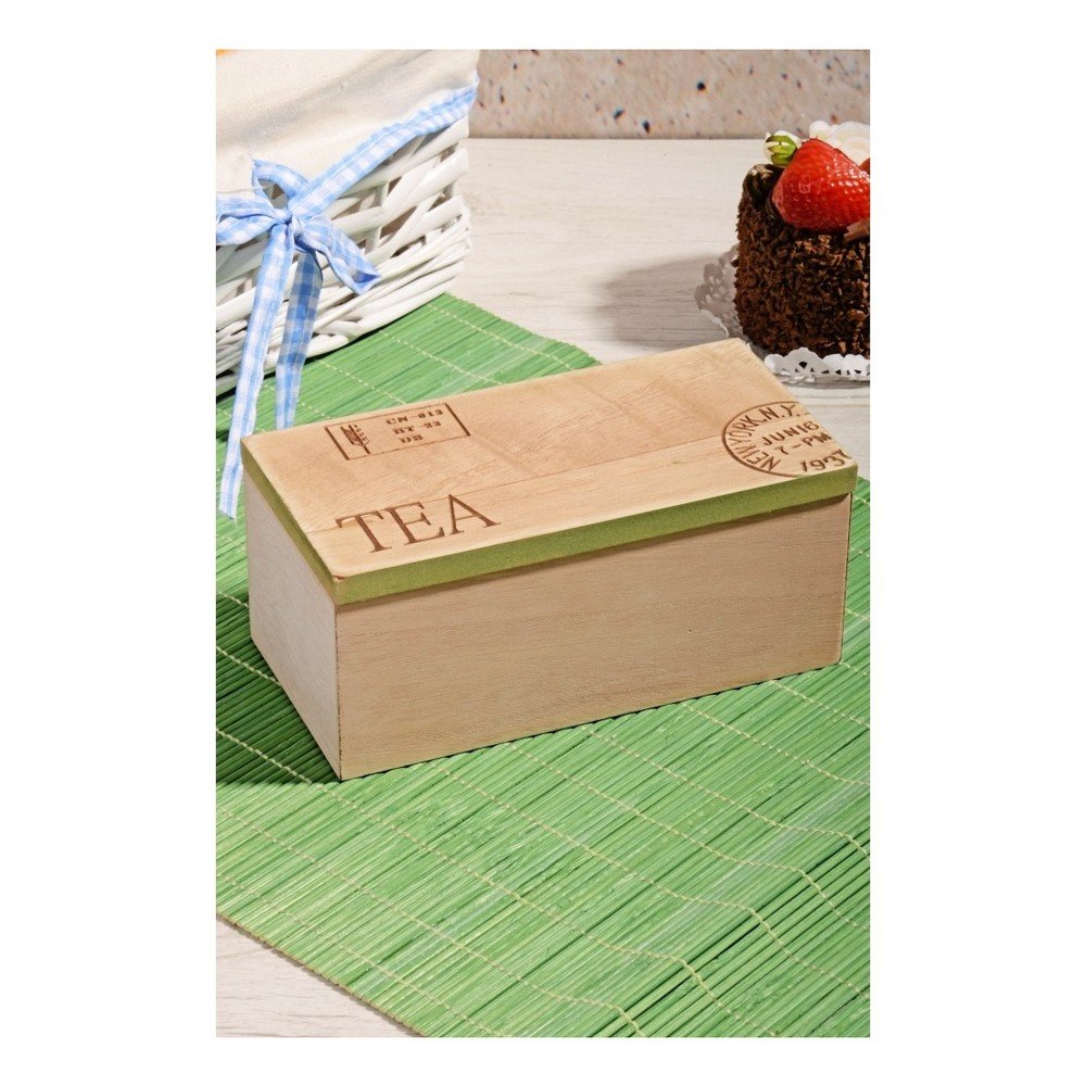 Bambusový box na čaj s 2 přihrádkami Herbal v:785250