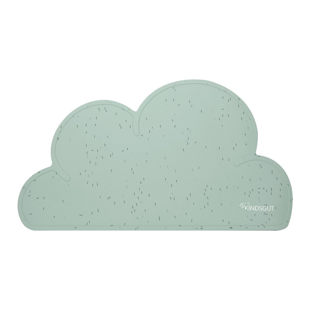 Světle zelené silikonové prostírání Kindsgut Cloud, 49 x 27 cm v:1419723