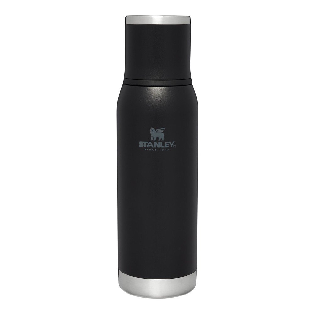 Černá termoska z nerezové oceli 1 l Adventure To-Go Black – Stanley v:1604634