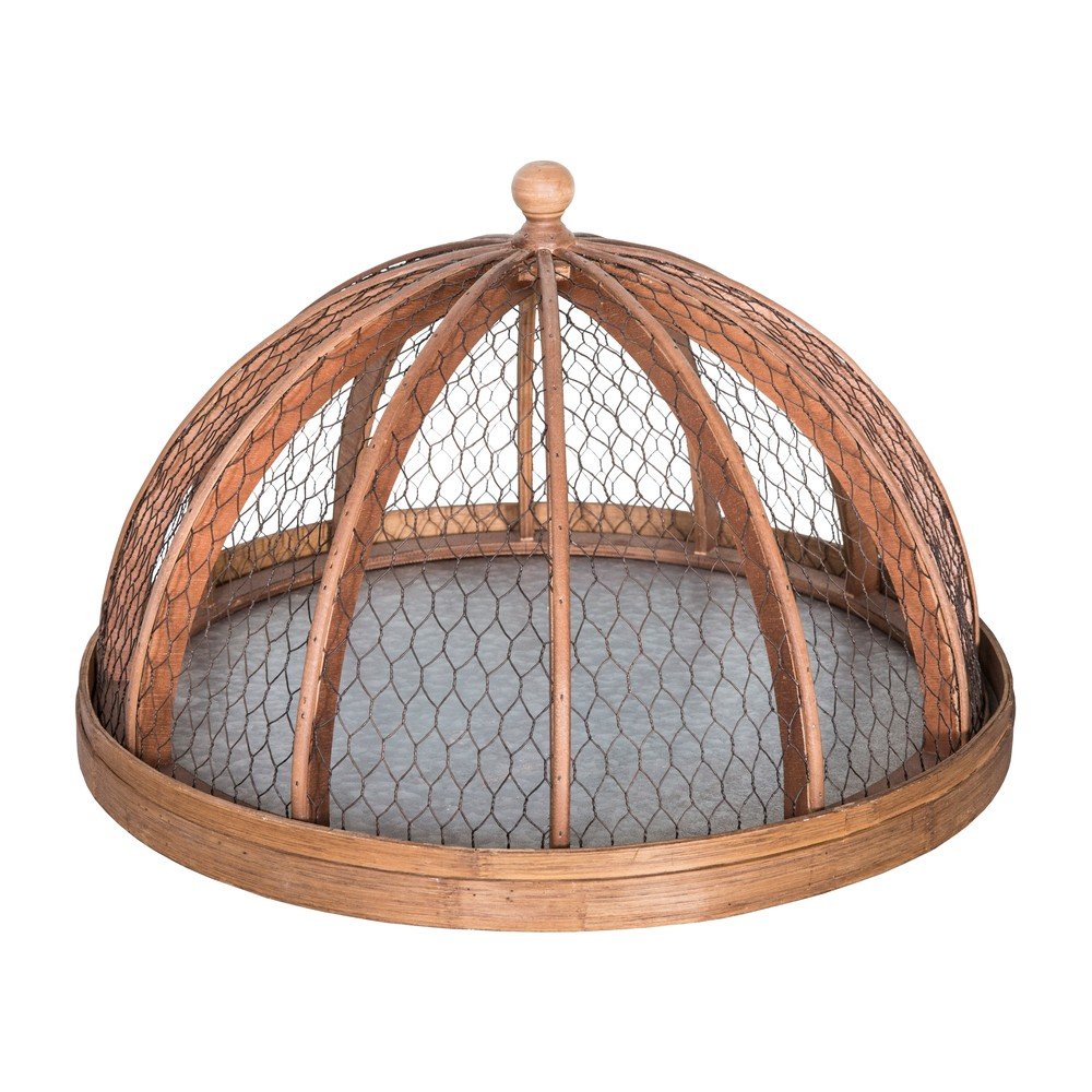 Servírovací podnos ze zinku s poklopem Antic Line Cloche, ø 47 cm v:1345425