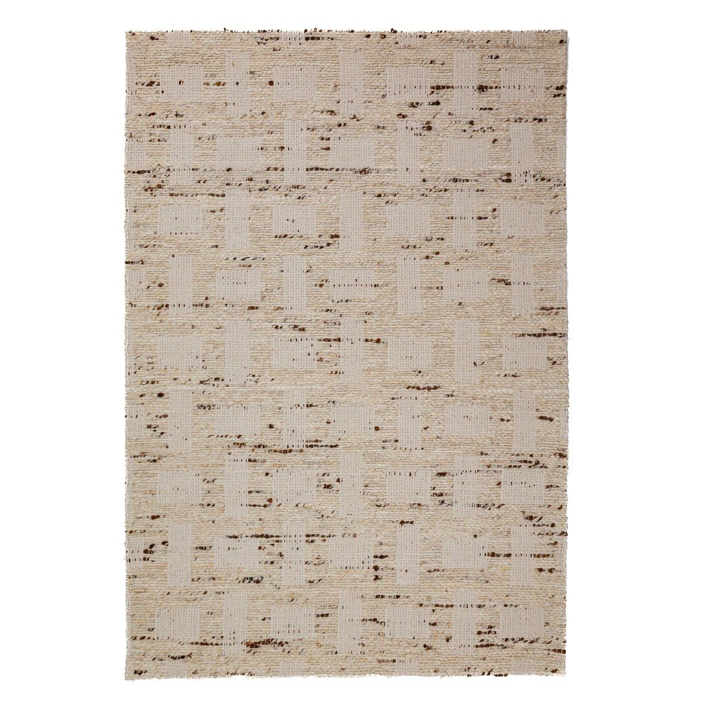 Ručně tkaný koberec s příměsí vlny v přírodní barvě 200x300 cm Rova Blend – Flair Rugs v:1906320