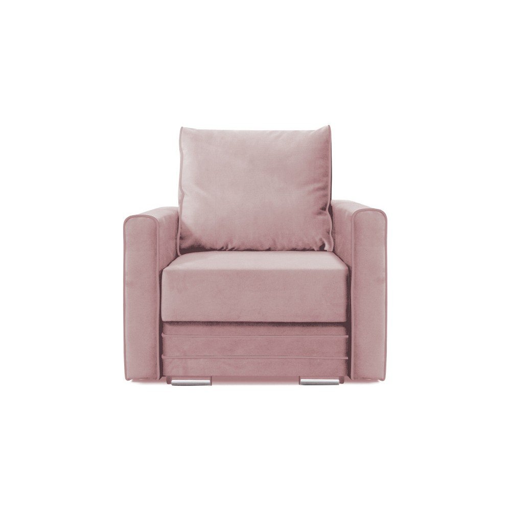 Růžové křeslo Mazzini Sofas Sandra v:753830