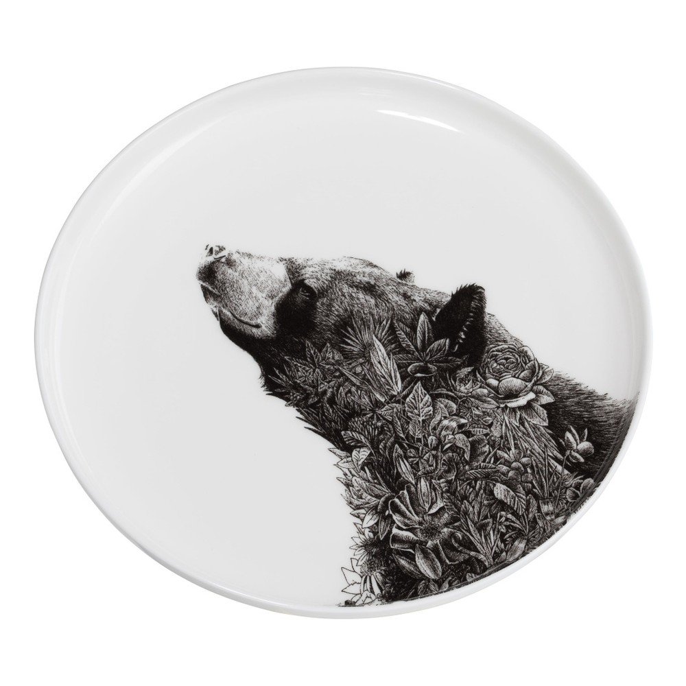Dezertní talířek z kostního porcelánu Maxwell & Williams Marini Ferlazzo Black Bear, ⌀ 20 cm v:1215664