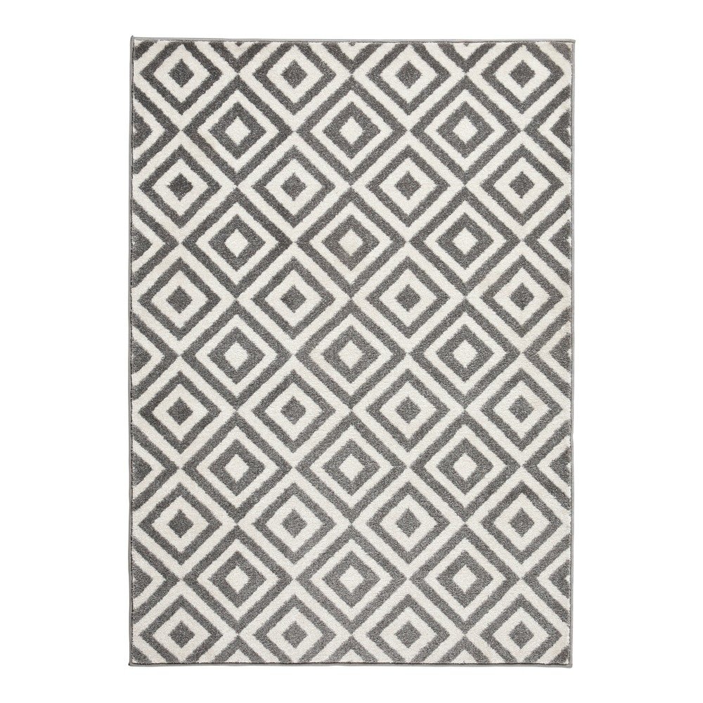 Šedobílý koberec Think Rugs Matrix Grey White, 160 x 220 cm v:696606