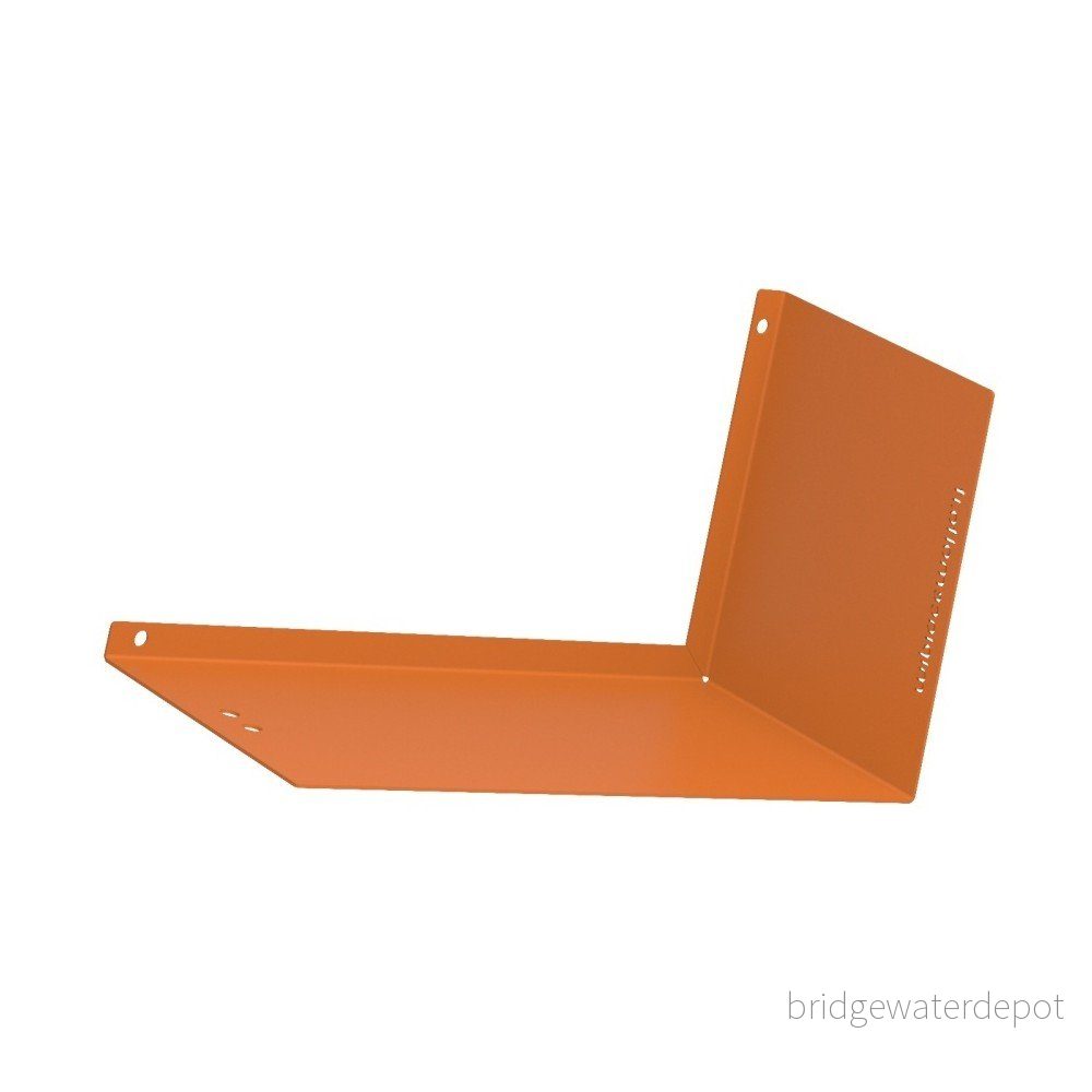 Oranžová kovová nástěnná polička Mi piace molto Boomerang Dx v:936410