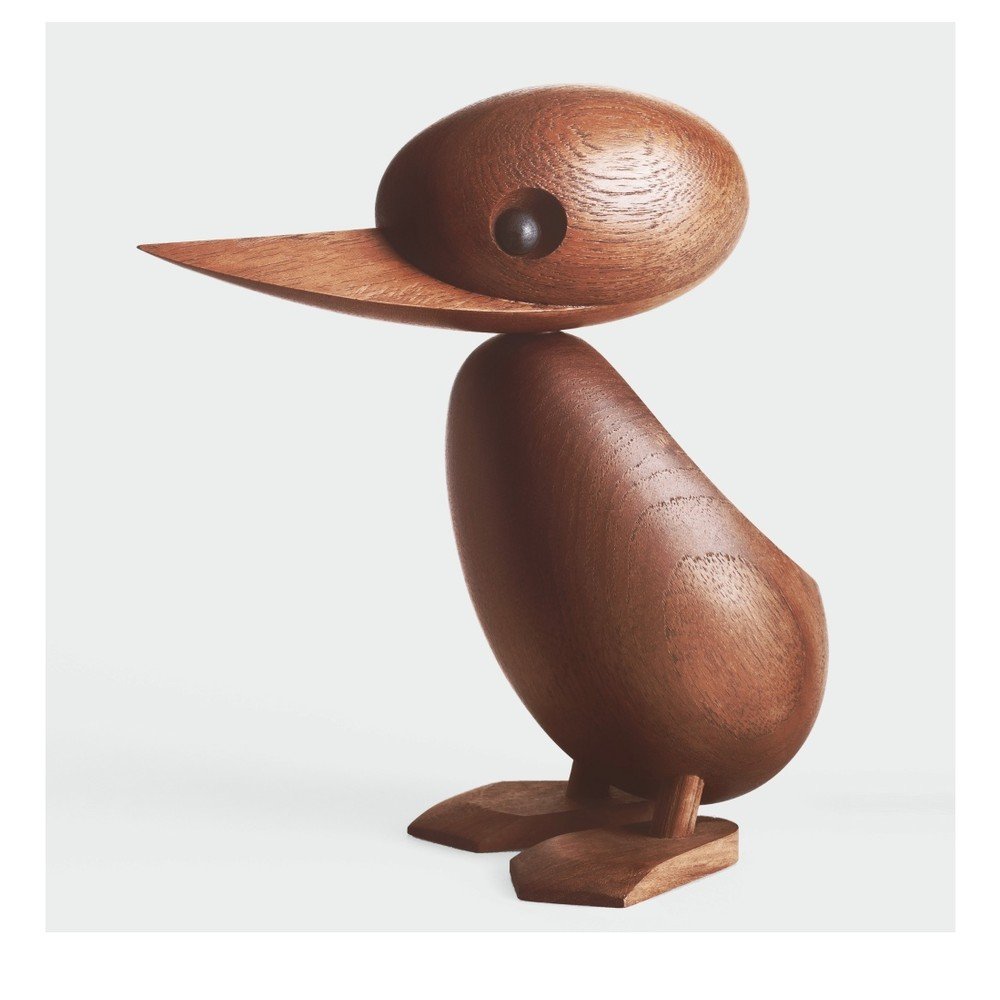 Dekorace z bukového dřeva ve tvaru kachny Architectmade Duck v:932312