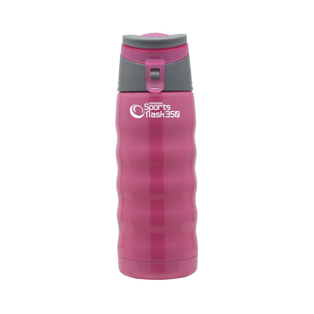 Růžová sportovní termoska z nerezové oceli Pioneer Sport, 350 ml v:1306980