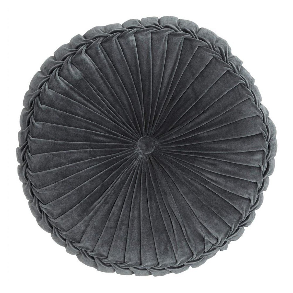 Tmavě šedý bavlněný podsedák Ego Dekor Kanan Velvet, ⌀ 60 cm v:1257502