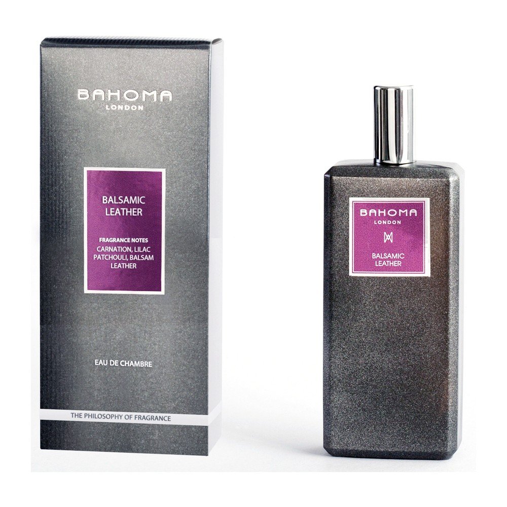Interiérový vonný sprej Bahoma, zemitá vůně kůže, 100 ml v:706306