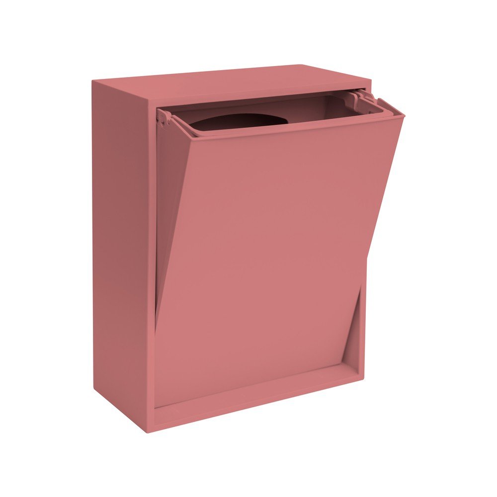 Starorůžový odpadkový koš na tříděný odpad/nástěnný z recyklovaného plastu Recycling Box – ReCollector v:1926756