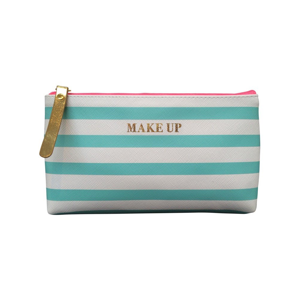 Zelenobílá taštička Bombay Duck Make Up v:857126