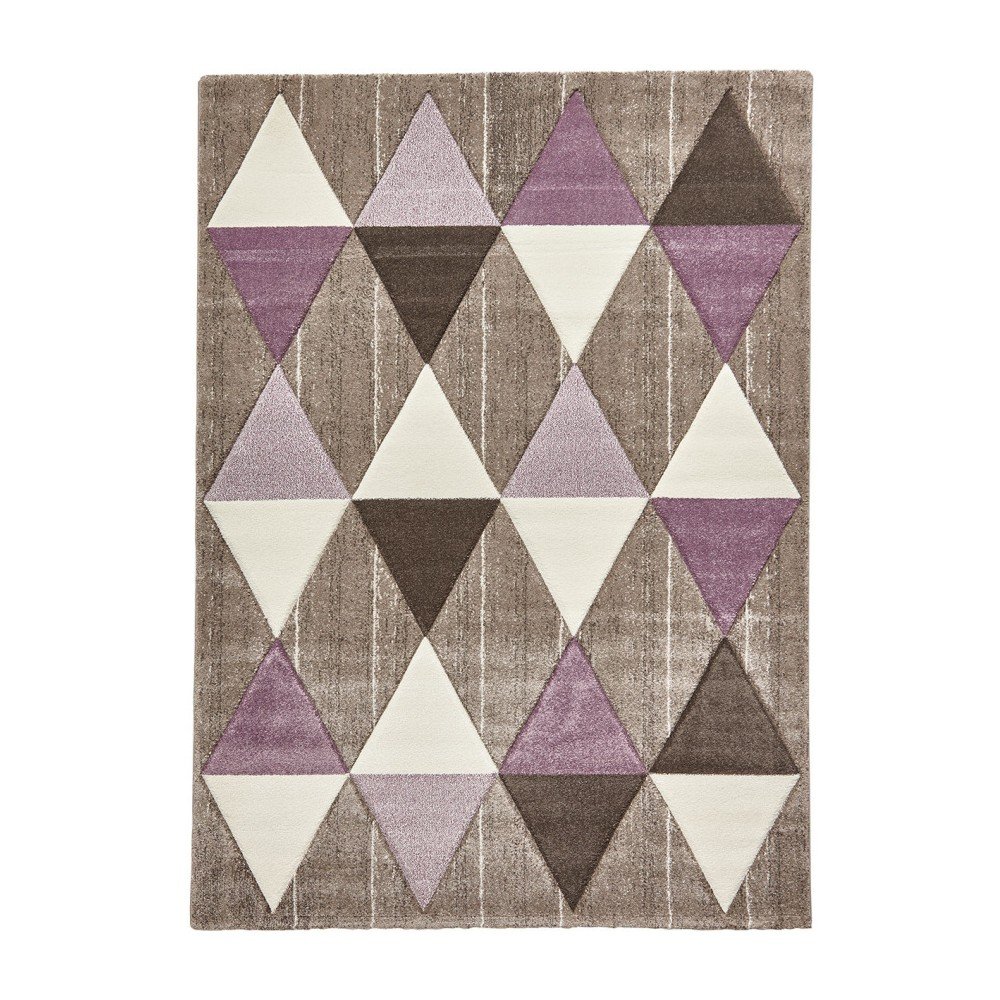 Béžovofialový koberec Think Rugs Brooklyn, 160 x 220 cm v:1001932