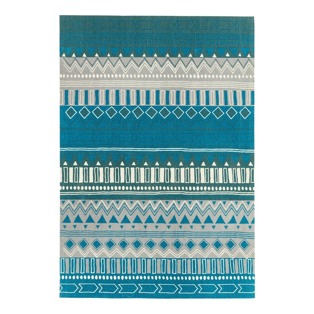 Tyrkysový koberec Asiatic Carpets Tribal Mix, 120 x 170 cm v:1334516