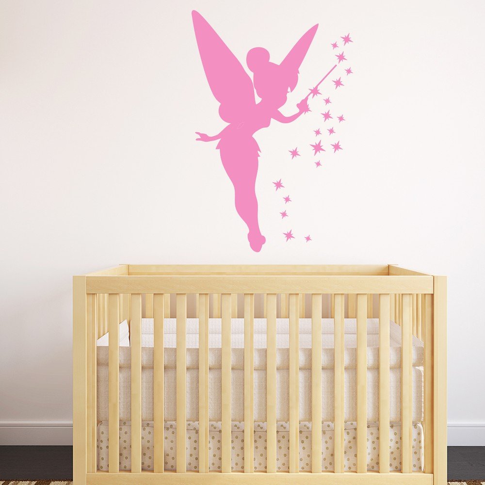 Růžová samolepka Ambiance Fairy, 45 x 65 cm v:984302