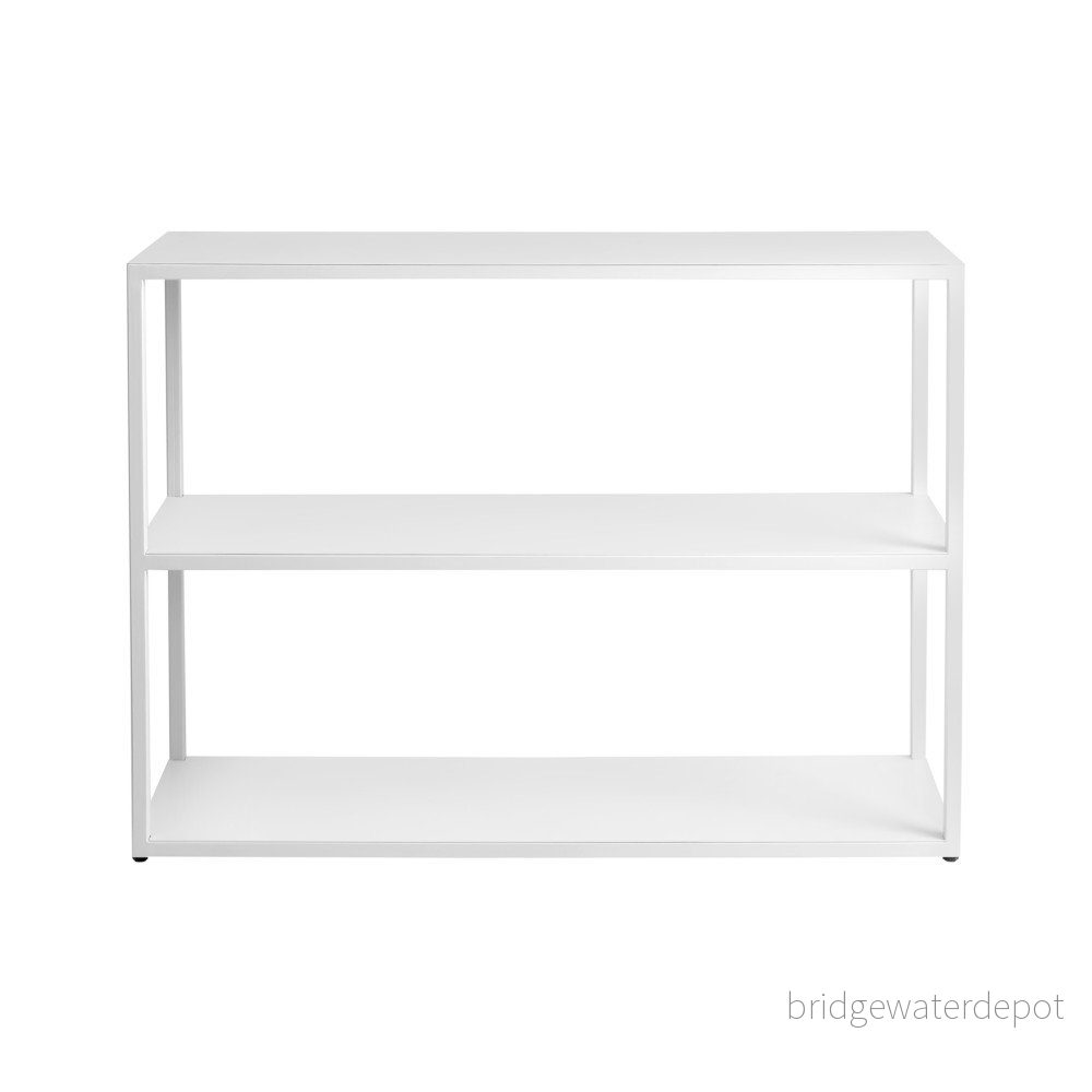 Bílá knihovna CustomForm Hyller, výška 75 cm v:1086194