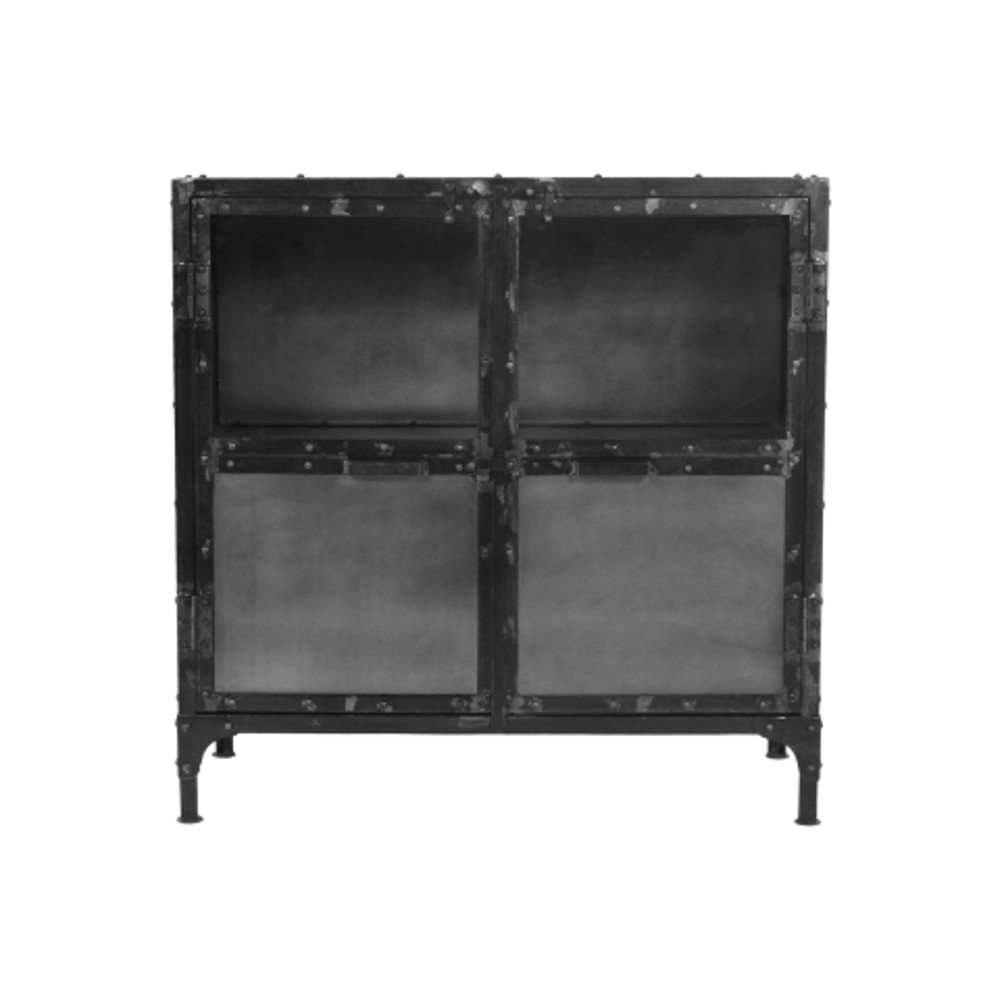 Komoda z kovu a skla HSM collection Brooklyn, 90 x 40 cm v:1042356