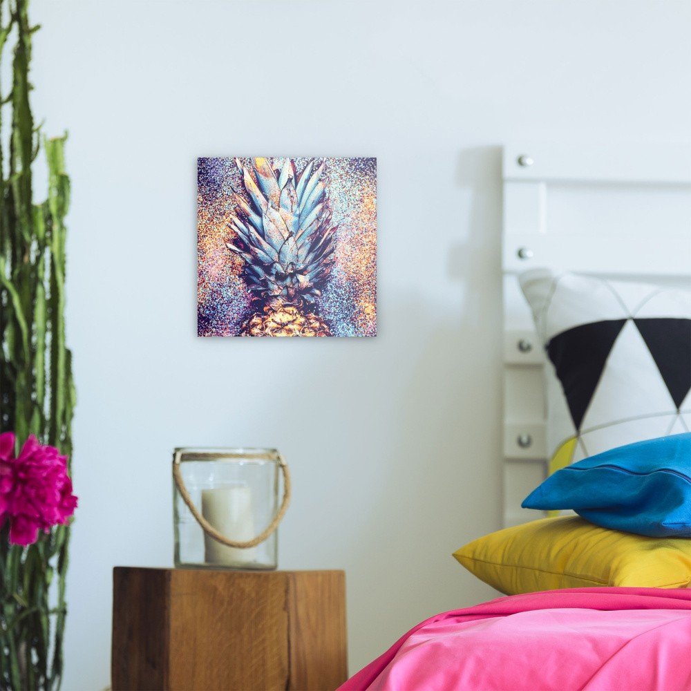 Skleněný obraz OrangeWallz Ananas, 30 x 30 cm v:1144488
